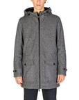 Hamaki - Ho Long Hooded Polyester Zip - Up Coat Grey - Princess Attitude