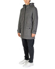 Hamaki - Ho Long Hooded Polyester Zip - Up Coat Grey - Princess Attitude