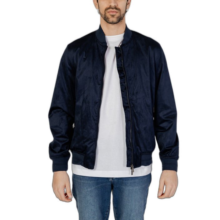 Hamaki - Ho Zip Up Bomber Jacket Navy Blue - Princess Attitude