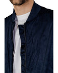 Hamaki - Ho Zip Up Bomber Jacket Navy Blue - Princess Attitude