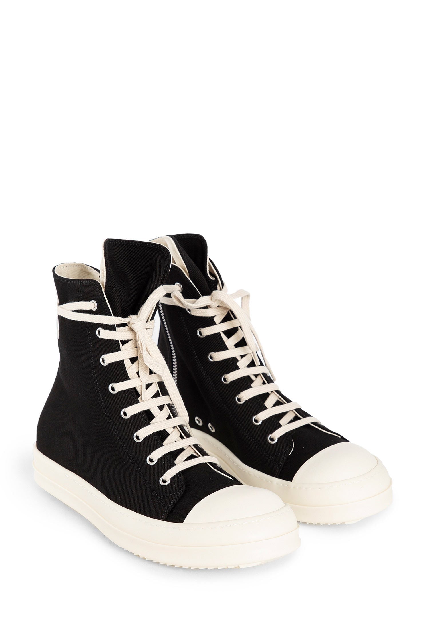 Rick Owens Drkshdw - High-Top Eyelets Sneakers