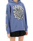 Ganni - Hoodie With Graphic Prints