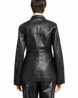 Toteme - Hourglass Leather Jacket