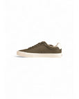 Hugo Boss Aiden Low Top Lace Up Leather Sneakers Olive - Princess Attitude