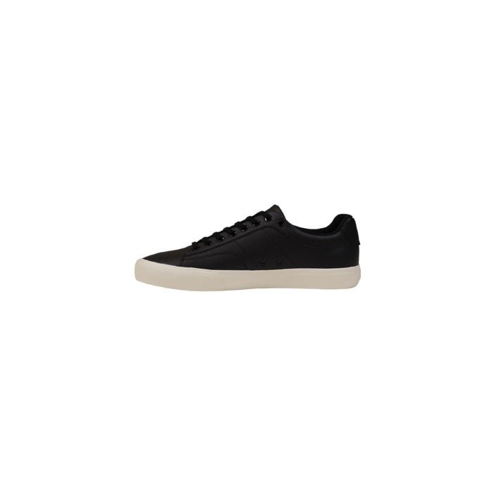 Hugo Boss Aiden Tennis Leather Trainer Sneakers Black - Princess Attitude