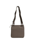 Hugo Boss Zair Envelope Leather Crossbody Bag Olive - Princess Attitude