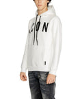 Icon Contrast Logo Hooded Sweatshirt White - Princess Attitude