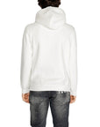 Icon Contrast Logo Hooded Sweatshirt White - Princess Attitude