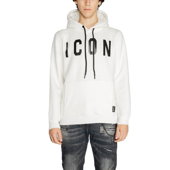 Icon Contrast Logo Hooded Sweatshirt White - Princess Attitude