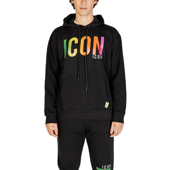 Icon Rainbow Logo Hooded Cotton Blend Sweatshirt - Princess Attitude