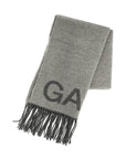 Ganni - Jacquard Logo Scarf