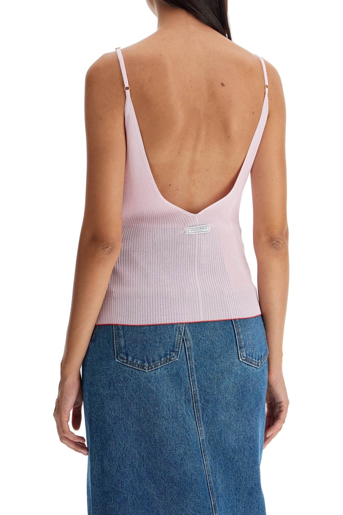 Jacquemus - Top &#39;The Shoulder Knit - Princess Attitude