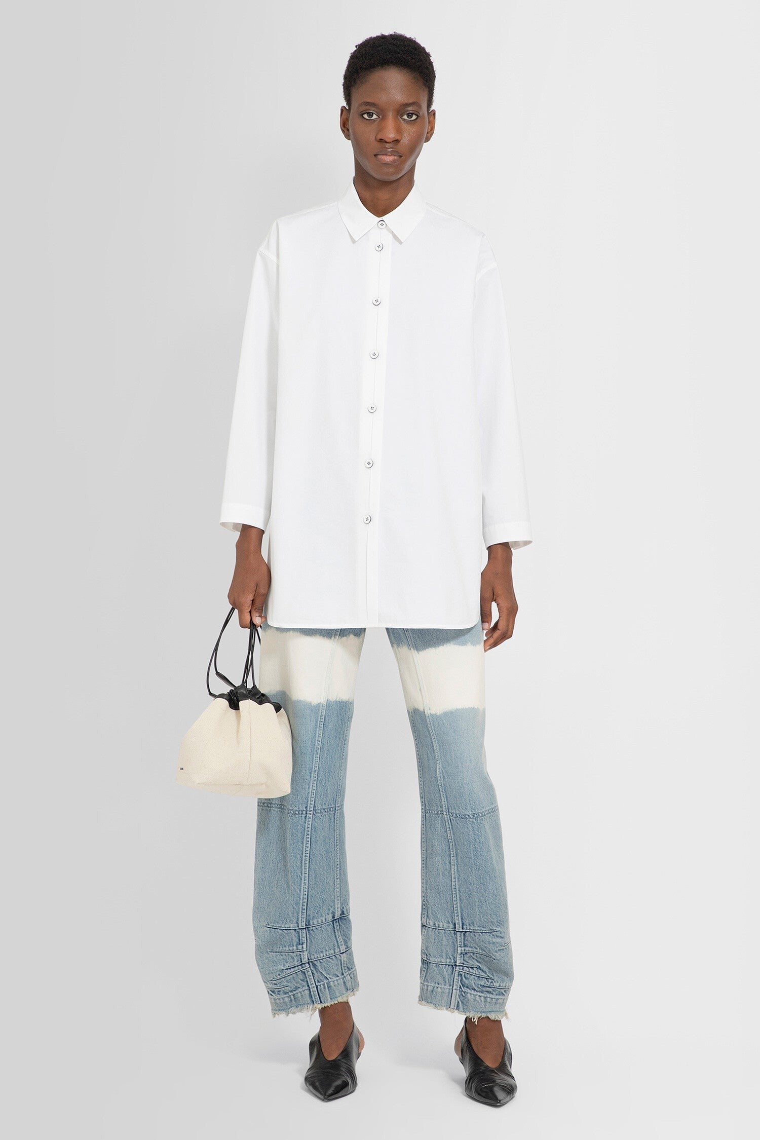 Jil Sander - 69 Aw 20 Treated Jeans - Princess Attitude