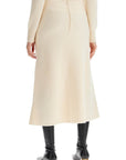 Jil Sander - Flared Midi Wool Skirt With A - Princess Attitude