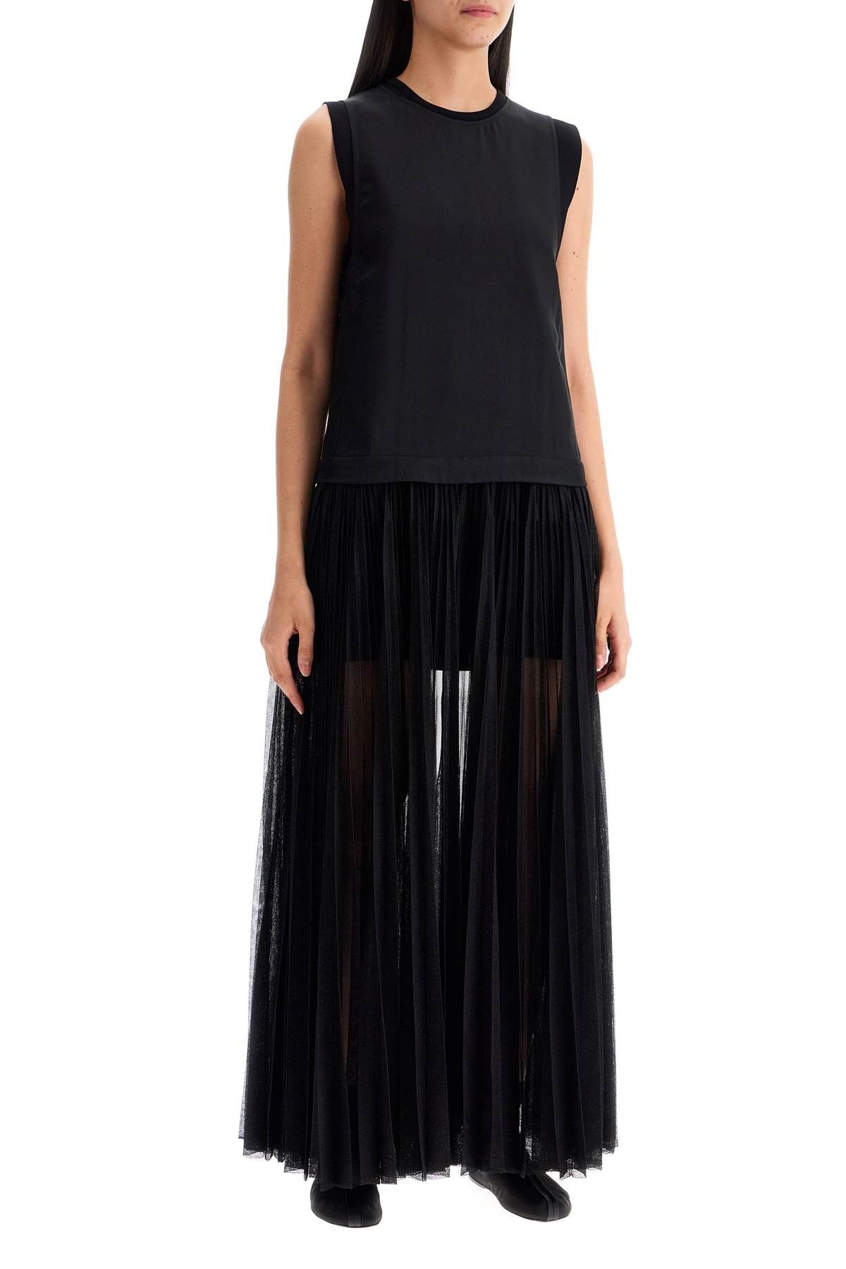 Jil Sander - Layered Dress With Pleated Skirt - Princess Attitude