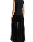 Jil Sander - Layered Dress With Pleated Skirt - Princess Attitude