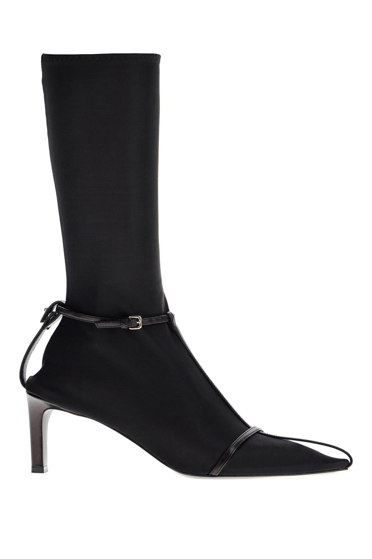 Jil Sander - Leather Ankle Boots With Buckle Straps - Princess Attitude