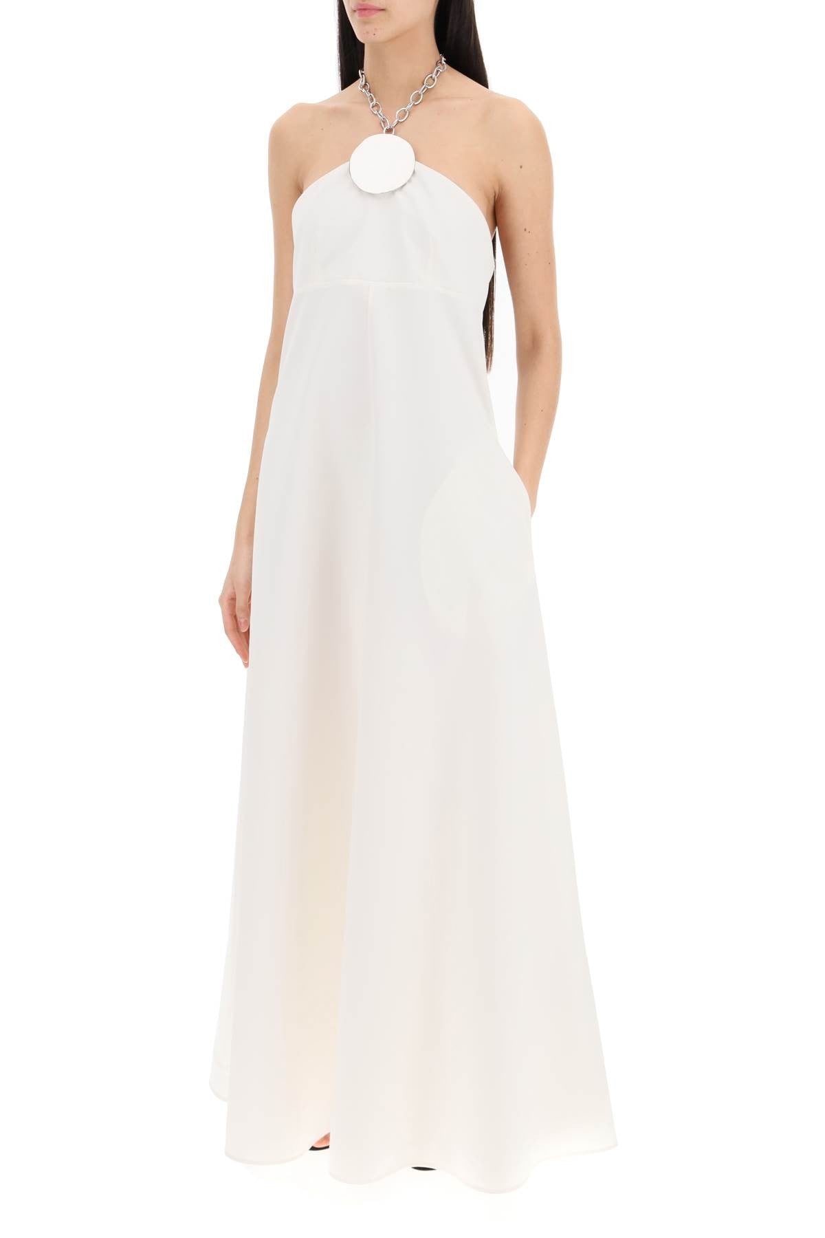 Jil Sander - Long Dress With Necklace - Princess Attitude