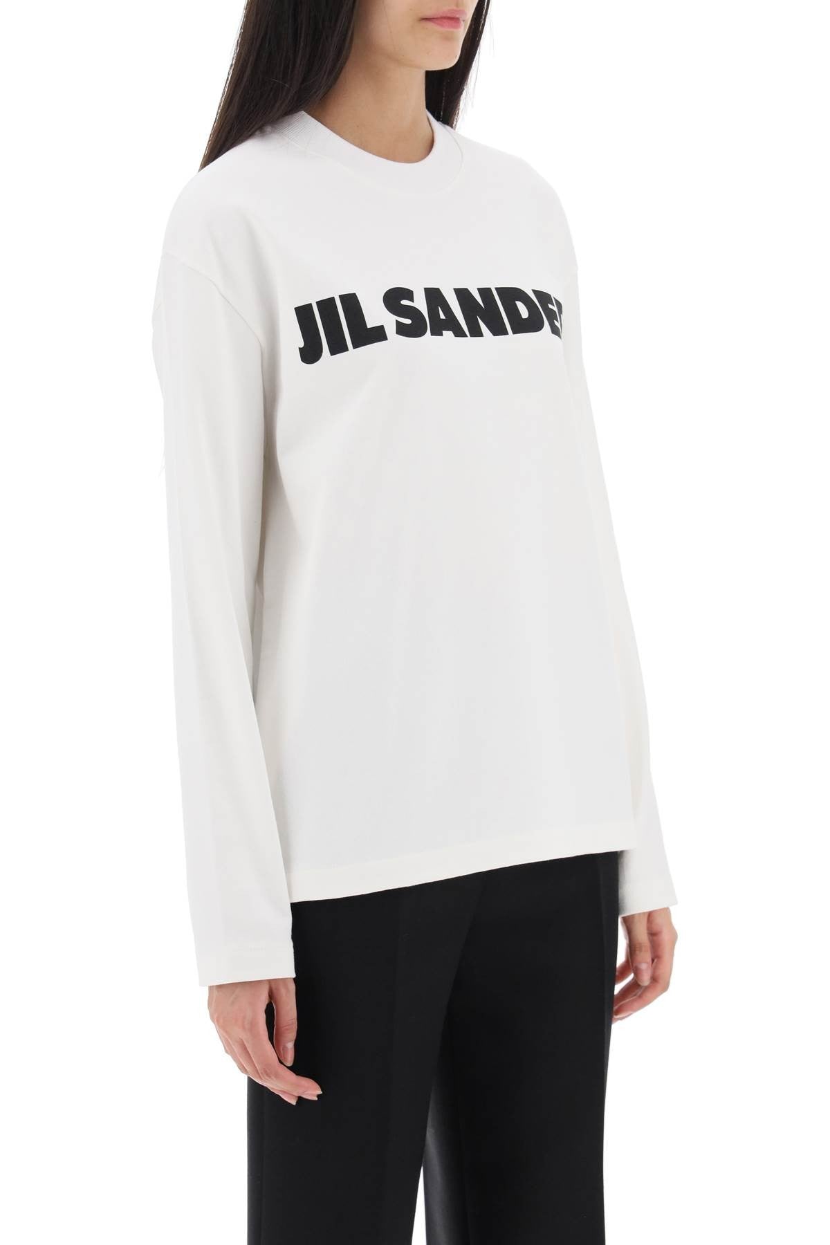 Jil Sander - Long - Sleeved Logo T-Shirt - Princess Attitude