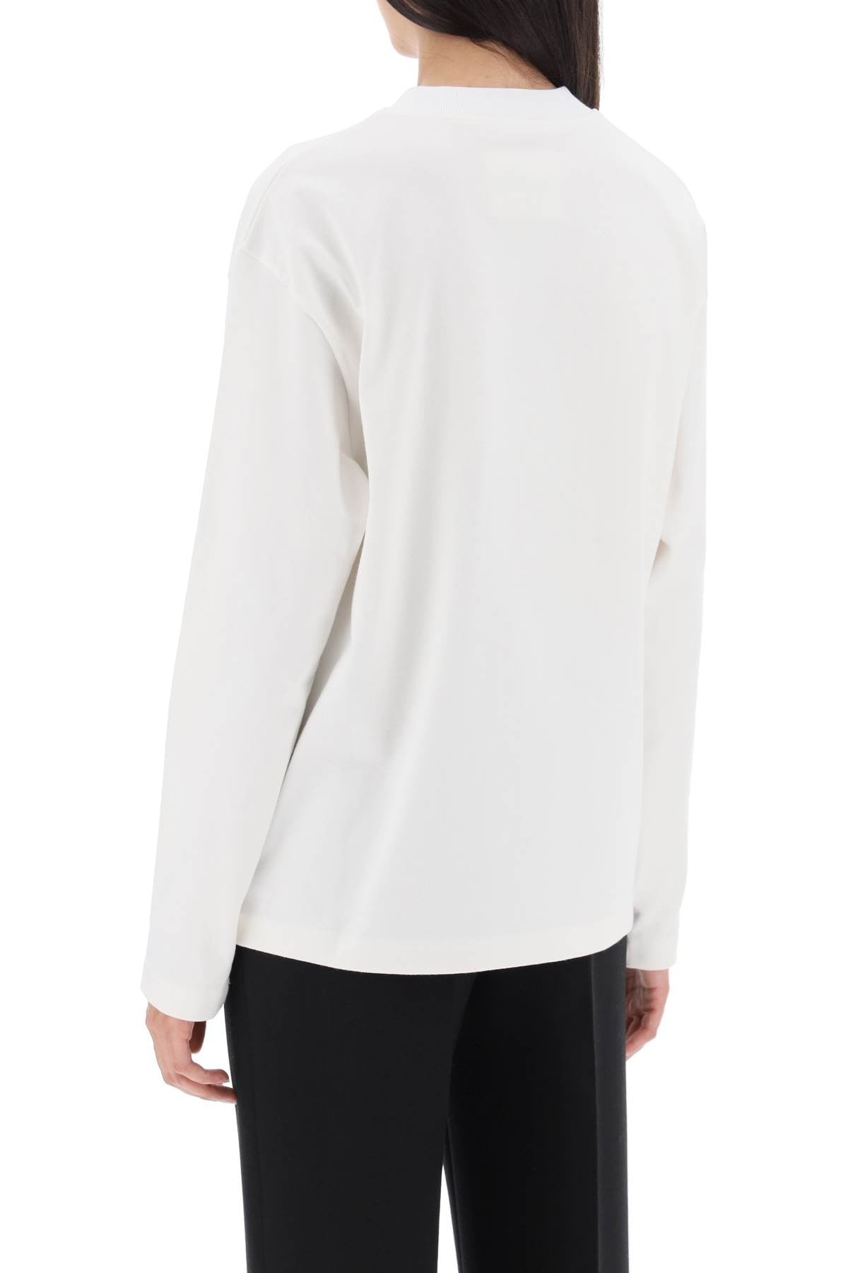 Jil Sander - Long - Sleeved Logo T-Shirt - Princess Attitude