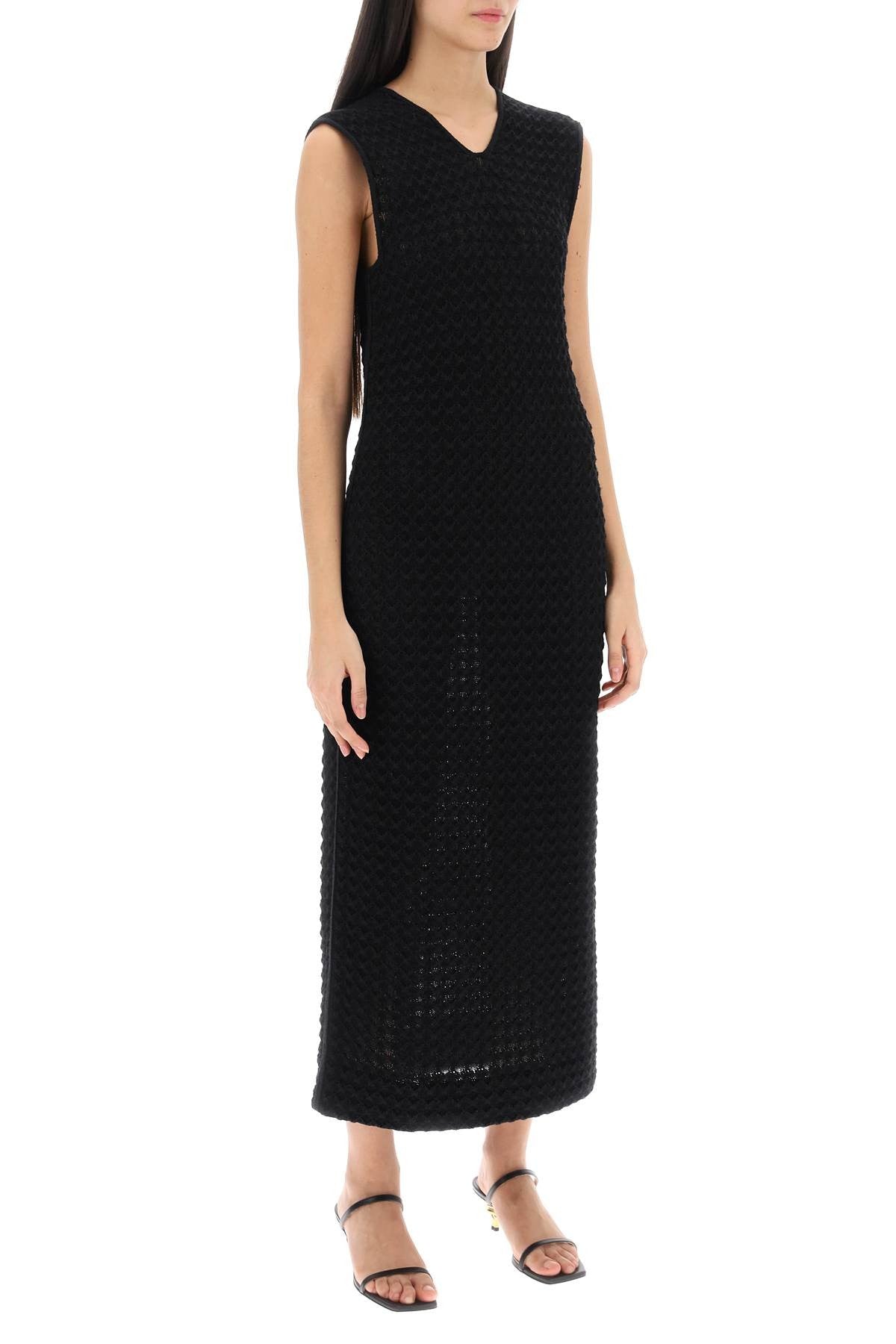 Jil Sander - Midi Dress In Openwork Knit - Princess Attitude