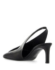 Jil Sander - Shiny Leather Slingback Pumps - Princess Attitude