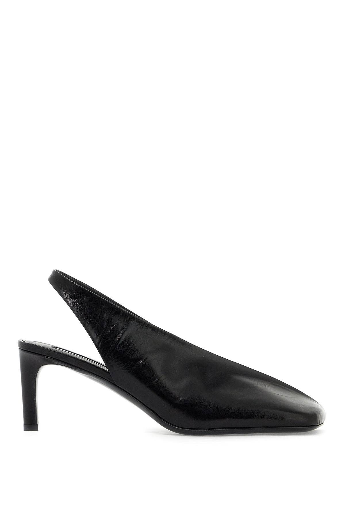 Jil Sander - Shiny Leather Slingback Pumps - Princess Attitude