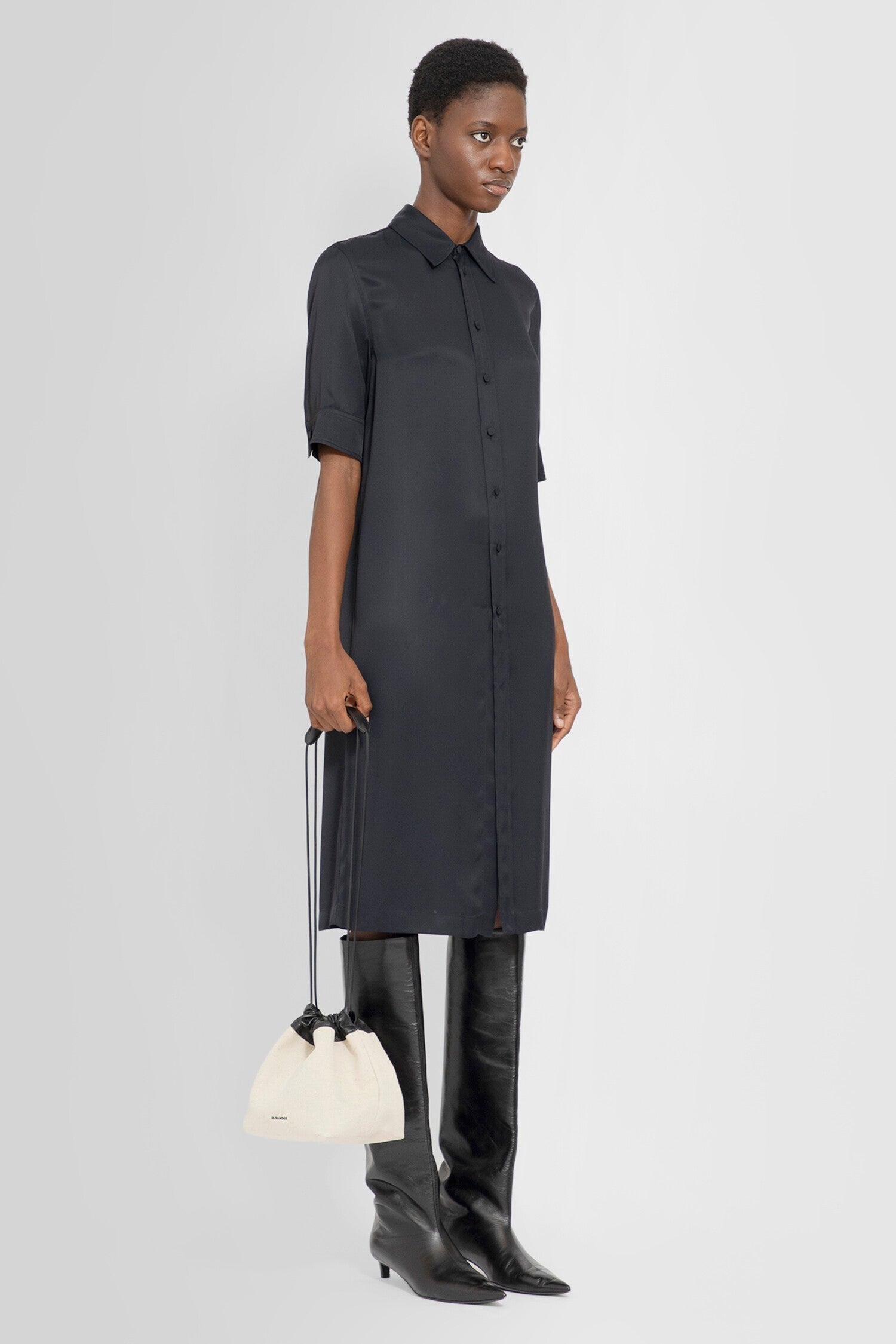 Jil Sander - Short Sleeves Long Shirt - Princess Attitude