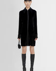 Jil Sander - Short Velvet Jersey Shirt Dress - Princess Attitude