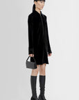 Jil Sander - Short Velvet Jersey Shirt Dress - Princess Attitude