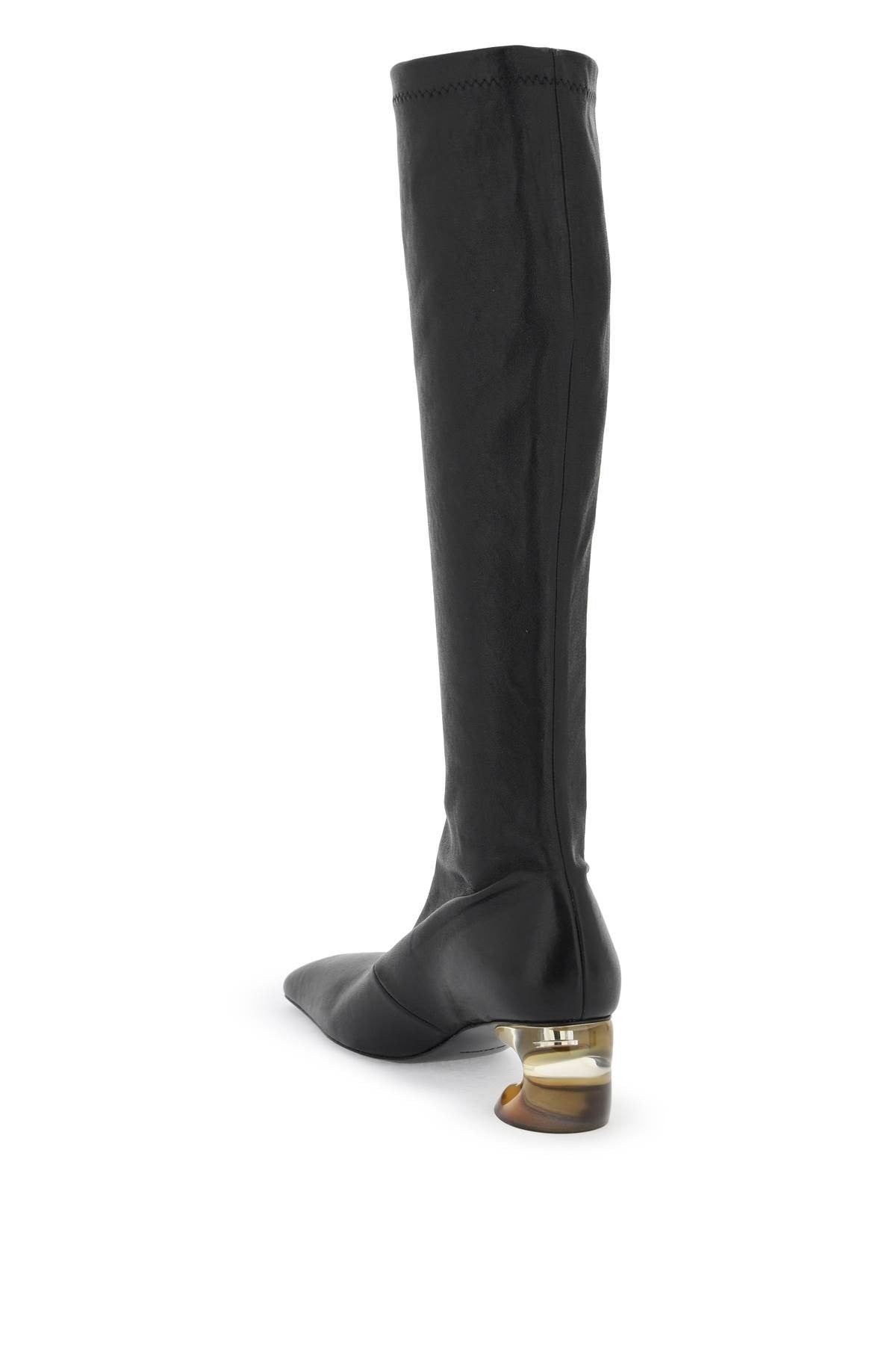 Jil Sander - Stretch Leather Boots - Princess Attitude