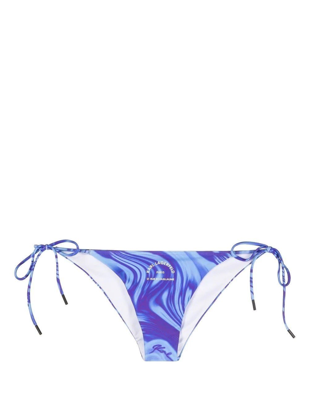 Karl Lagerfeld - String Bikini Bottoms W/ Logo - Princess Attitude