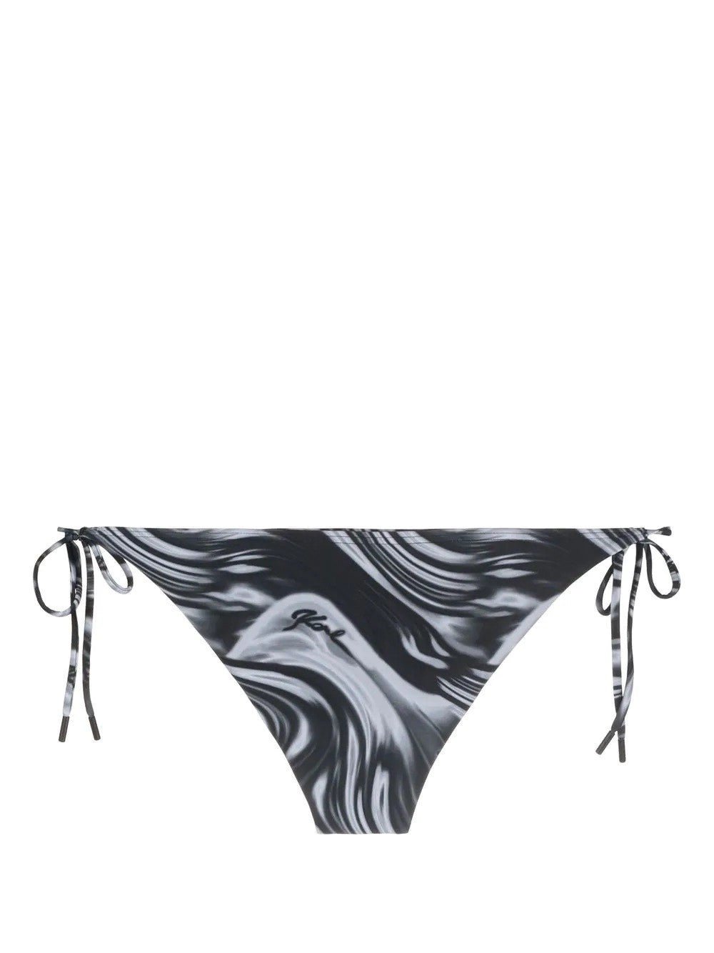 Karl Lagerfeld - String Bikini Bottoms W/ Logo - Princess Attitude