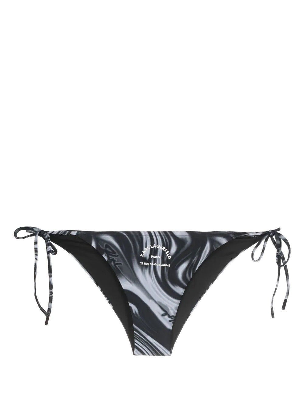 Karl Lagerfeld - String Bikini Bottoms W/ Logo - Princess Attitude