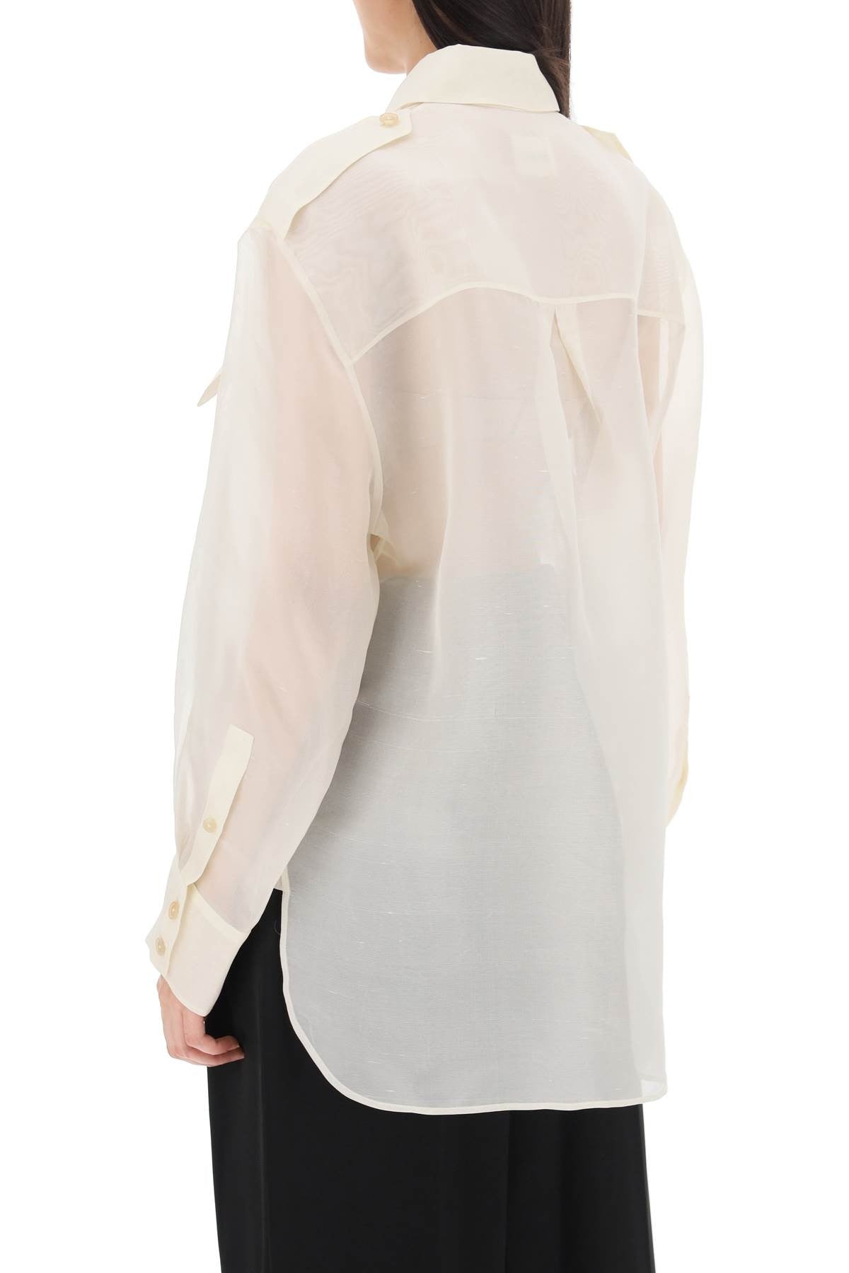 Khaite - Missa Oversized Organza Shirt - Princess Attitude