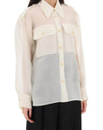 Khaite - Missa Oversized Organza Shirt - Princess Attitude