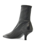 Toteme - Leather Sock Ankle Boots