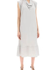 Lemaire - Midi Dress With Diagonal Cut In - Princess Attitude