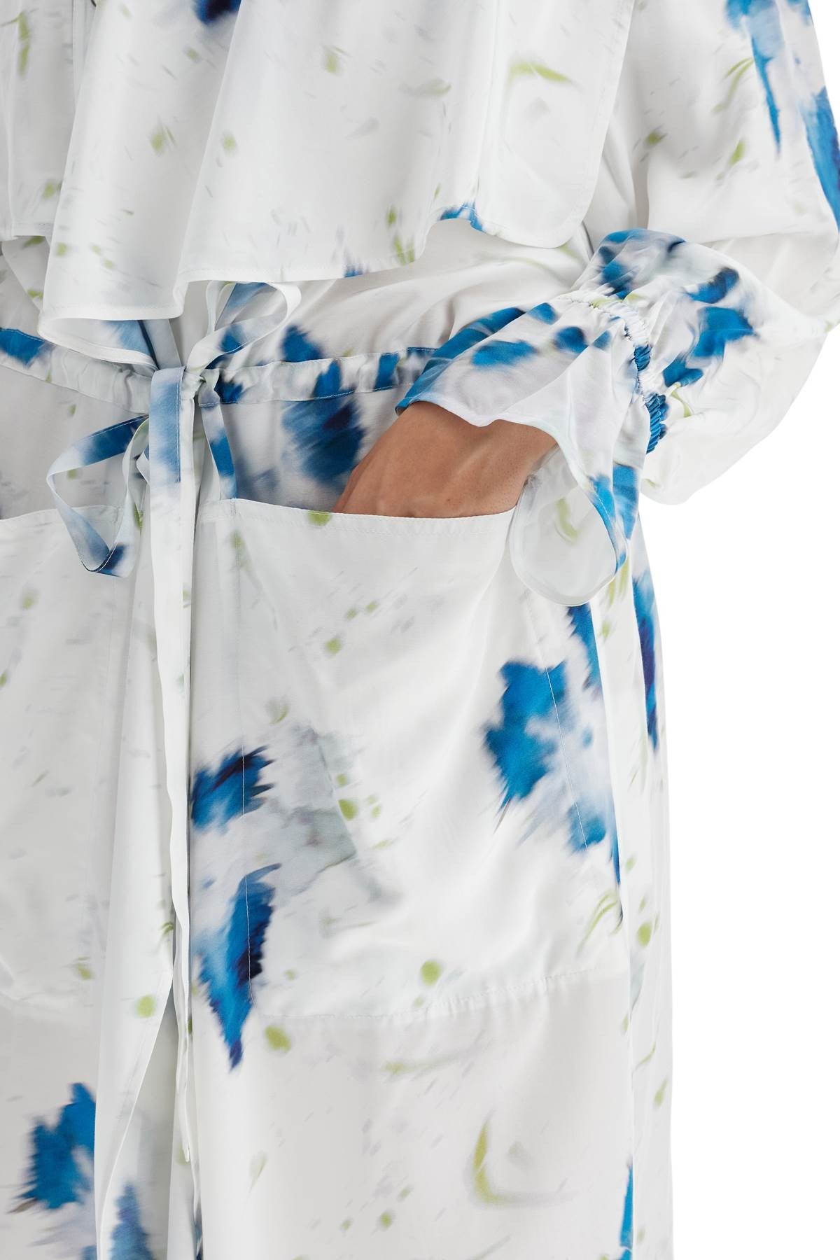 Lemaire - Printed Dust Coat With Cape - Princess Attitude