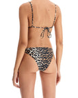 Ganni - "Leopard Print Bikini Top