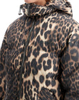 Ganni - Leopard Print Down