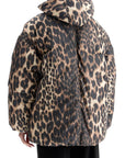 Ganni - Leopard Print Down