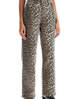 Ganni - Leopard Print Izey Jeans