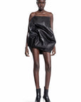 Rick Owens - Lido Hun Bustier In Sugar Calf Leather