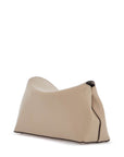 Toteme - Light Beige Calfskin Clutch With Metal Closure