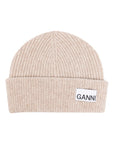 Ganni - Light Structured Knit Beanie