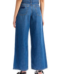 Ganni - Lightweight Denim Wide Leg Jeans