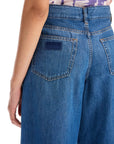 Ganni - Lightweight Denim Wide Leg Jeans