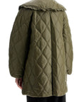 Ganni - Lightweight Down Jacket With Oversized Collar