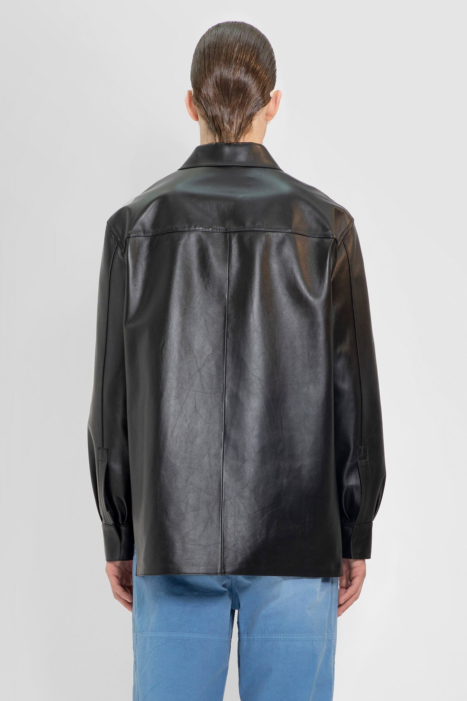 Loewe - Debossed Pocket Overshirt In Nappa - Princess Attitude